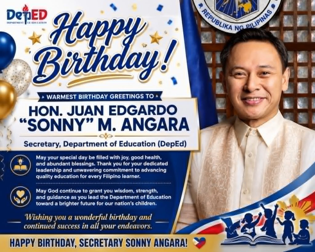 Warmest Birthday Greetings to Secretary Sonny Angara